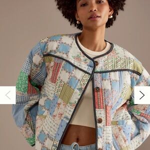 Damson Madder / Colorful Patchwork Bomber Jacket